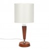 Danish vintage table lamp in teak