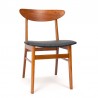 Farstrup model 210 set van 4 vintage eettafel stoelen