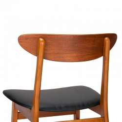 Farstrup model 210 set van 4 vintage eettafel stoelen