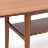 Mid-Century Deense vintage teakhouten salontafel