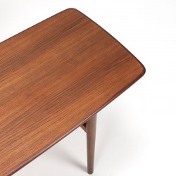 Mid-Century Deense vintage teakhouten salontafel