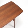 Mid-Century Deense vintage teakhouten salontafel