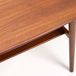 Mid-Century Deense vintage teakhouten salontafel