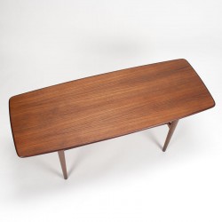 Mid-Century Deense vintage teakhouten salontafel