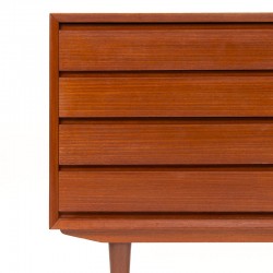 Mid-Century teak vintage wide model Danish chest of drawers