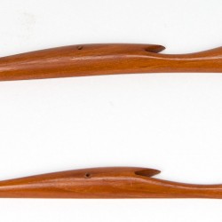 Teak set of 3 vintage wall birds