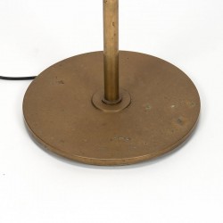 Messing vintage vloerlamp uit de vijftiger/ zestiger jaren