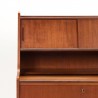 Secretaire vintage Mid-Century Deens model in teak