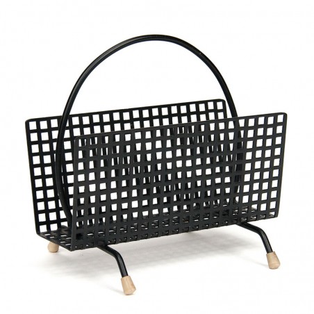 Perforated metal vintage 50s letter holder