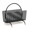 Perforated metal vintage 50s letter holder