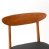 Farstrup model 210 Mid-Century vintage set van 4 eettafel