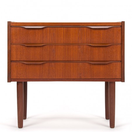 Deens vintage Modern design ladekast in teak