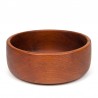 Large model Danish vintage salad bowl in teak