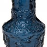 Blue glass Cobolt series vintage vase design Göte Augustsson