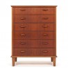 Danish vintage Modern design chest of drawers from the late