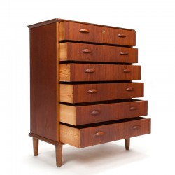 Danish vintage Modern design chest of drawers from the late