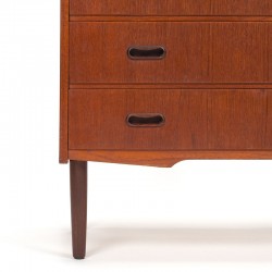 Teak Danish vintage chest of drawers and dressing table