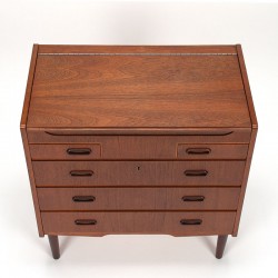 Teak Danish vintage chest of drawers and dressing table