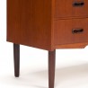 Teak Danish vintage chest of drawers and dressing table