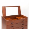 Teak Danish vintage chest of drawers and dressing table