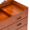 Teak Danish vintage chest of drawers and dressing table