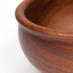 Small model vintage Danish bowl in teak wood