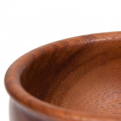 Small model vintage Danish bowl in teak wood