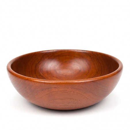 Teak vintage bowl from the Gislev factory