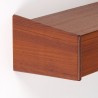 Teak Mid-Century vintage wall drawer/bedside table