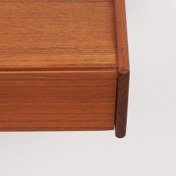 Teak Mid-Century vintage wall drawer/bedside table