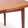 Mid-Century teak vintage Danish extendable dining table