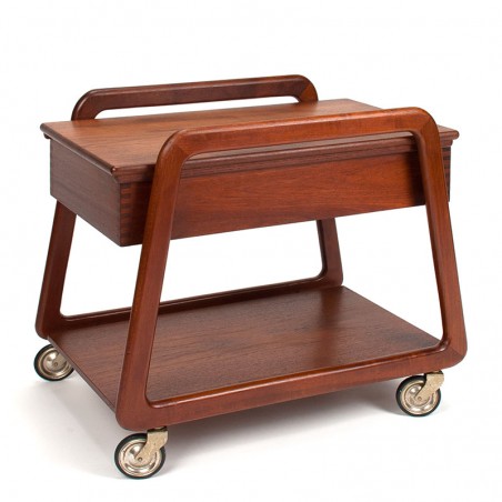 Serveer/ thee trolley vintage Deens design Henning Wind-Hansen