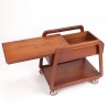 Serveer/ thee trolley vintage Deens design Henning Wind-Hansen