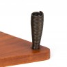 Danish teak vintage post stand with pen holder