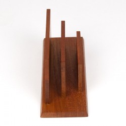 Vintage Danish model letter holder in teak wood