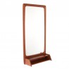 Teak Mid-Century Vintage Danish Mirror with Compartment