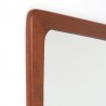 Teak Mid-Century Vintage Danish Mirror with Compartment