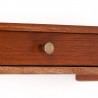 Teak vintage wall shelf with drawer from Denmark