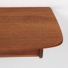 Teak vintage wall shelf with drawer from Denmark