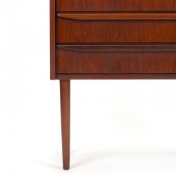 Mid-Century Danish chest of drawers 3 drawers with elongated