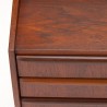 Mid-Century Danish chest of drawers 3 drawers with elongated