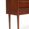 Mid-Century Danish chest of drawers 3 drawers with elongated