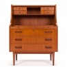 Gunnar Nielsen Tibergaard Mid-Century vintage secretaire