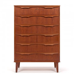 Mid-century vintage chest of drawers designed by Klaus Okholm