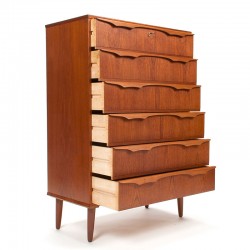 Mid-century vintage chest of drawers designed by Klaus Okholm