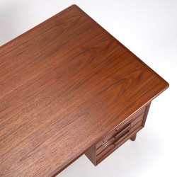 Omann Jun Møbelfabrik model 75 Mid-Century design bureau in teak