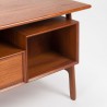 Omann Jun Møbelfabrik model 75 Mid-Century design bureau in teak