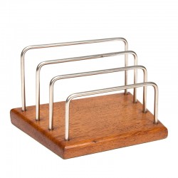 Mid-Century oak vintage letter holder from Denmark