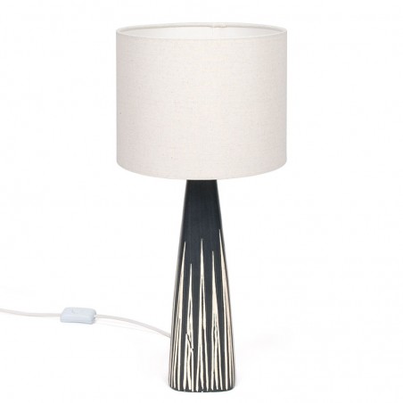 Mid-Century ceramic Danish table lamp by Horn model 402