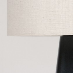 Mid-Century ceramic Danish table lamp by Horn model 402